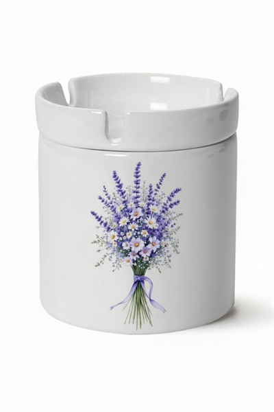 sartre art Σειρά Blue Blanc "My Flower Design" Άοσμο Τασάκι Στάχτης για Σβήσι...