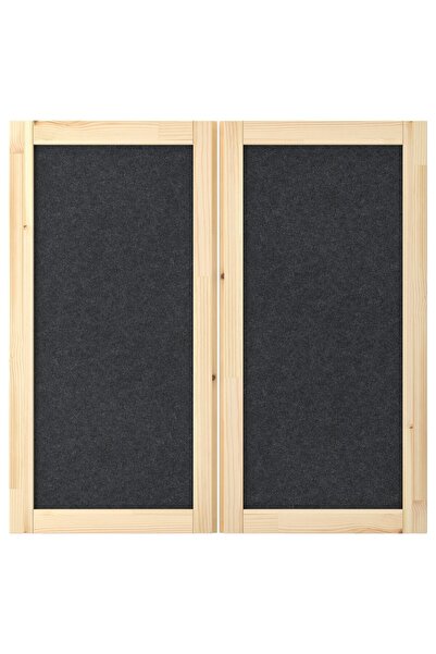 AZOZ MERCHLY Door, dark grey/felt, 42 x 83 cm