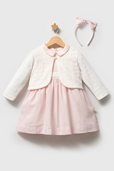 MixMax Bebe فستان مبطن للفتيات الصغيرات والأطفال بأكمام قصيرة - فستان العيد م...