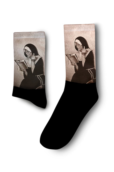 JENES Çılgın rahibe Çorap - Unisex