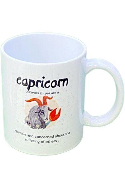 golden pineapple Zodiac Sign Mugs - Capricorn Design