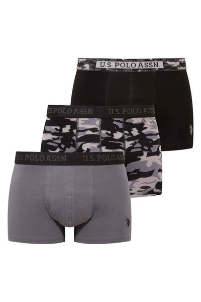 U.S. Polo Assn. Men's 3-Pack Lycra Boxers