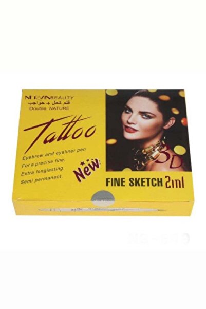 Tattoo 12 Eyebrow and Eyeliner Pencils Original Waterproof