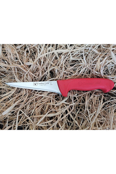 shopwave Sürmene Cumhur Steel 61111 Butcher Skimming Knife, 12.5 Cm, Non-Slip...
