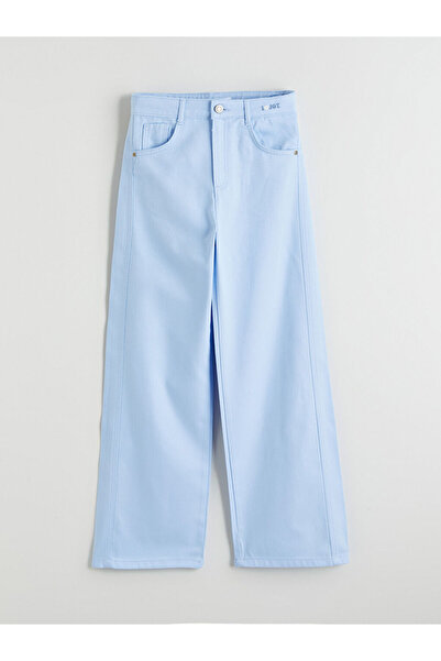 LC Waikiki Sparkling Choices Wide Leg Girls' Pants from Shining Store