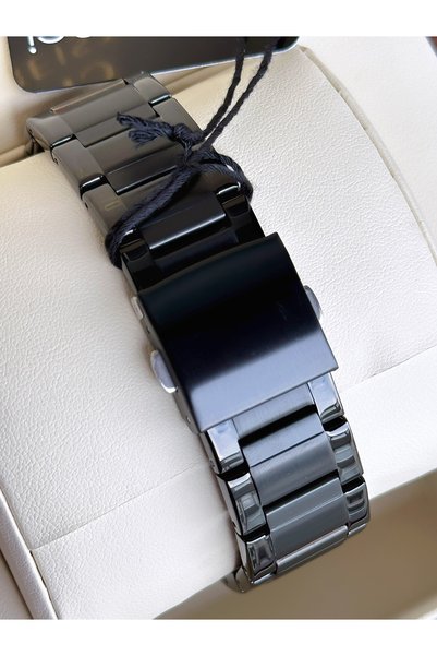Ferrucci Functional Guaranteed Black Color Steel Cord Men's Wristwatch