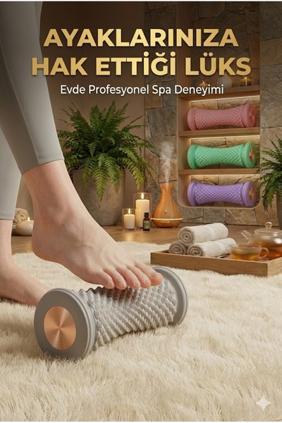 sonx Ayak Masaj Aleti Rulosu - Topuk Dikeni, Taban Ağrısı ve Stres İçin Rahat...