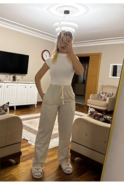 SERENCEE HARAJUKU BEJ UNİSEX EŞOFMAN ALTI