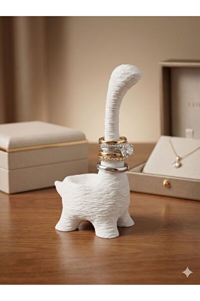 METAKEY3D Dinozor Figürlü 3D Tasarım Takı ve Yüzük Organizeri