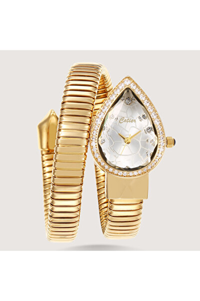 Louis Nice Women's gold watch with diamond dial