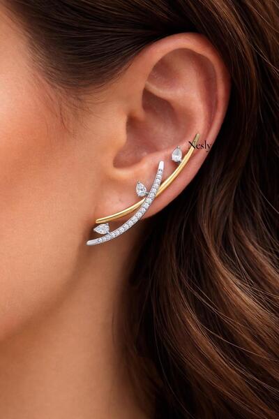 neslyaccessories Akış Earrings – Sparkle Series