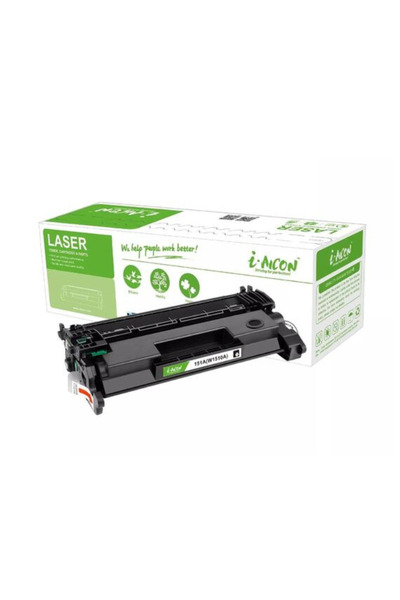 I-AICON Compatible Laser Toner Cartridge for HP W1510A 151A Black High Yield 3050 Pages LaserJet Pro
