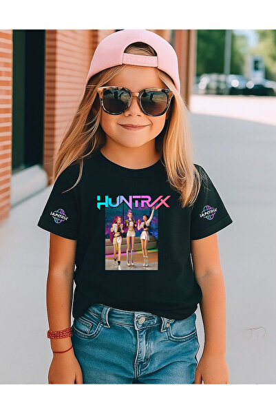 lovver Tricou pentru copii și adolescenți Huntrix Kpop Demon Hunter Zoey Rumi...