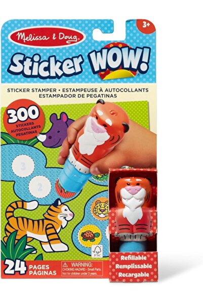 Melissa & Doug Wow! Sticker Activity Pad - Tiger