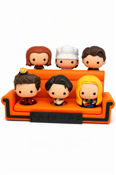 bycaeldesign Friends Ikonik Turuncu Koltuk Tasarım Stand - Mc Donalds Friends...