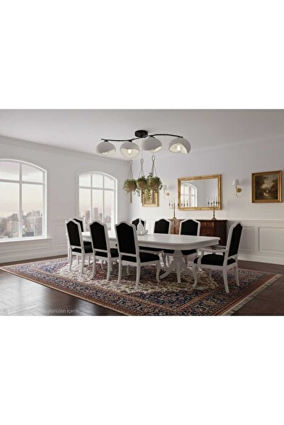 GLOBELUX Beton Görünümlü İskandinaw & Bohem Tarzı Sıralı 4 lü Şık tasarı S Av...