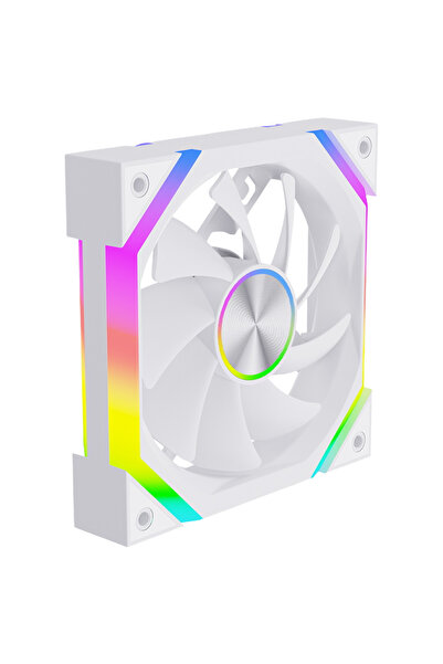 SPEARPC مروحة تبريد علبة ألعاب SF452، لون أبيض