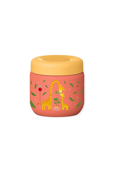 SipnJoy Thermos Food Container |   360 ml - Giggle Giraffe (2 Pcs)