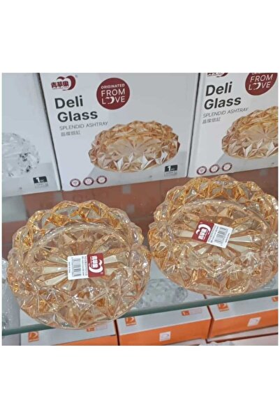 AYIŞIĞI AVM Lüks Cam Küllük Şık Görünümlü 1 adet 10cm