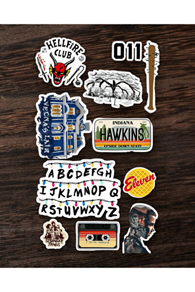 Limitless Design Retro Korku & 80’ler Temalı Sticker Seti | Sci-Fi – Gizem – ...