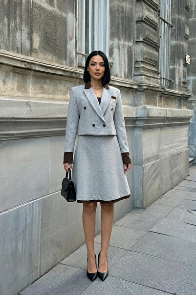 ALFUDO Moda Collection Women's Skirt Jacket Set