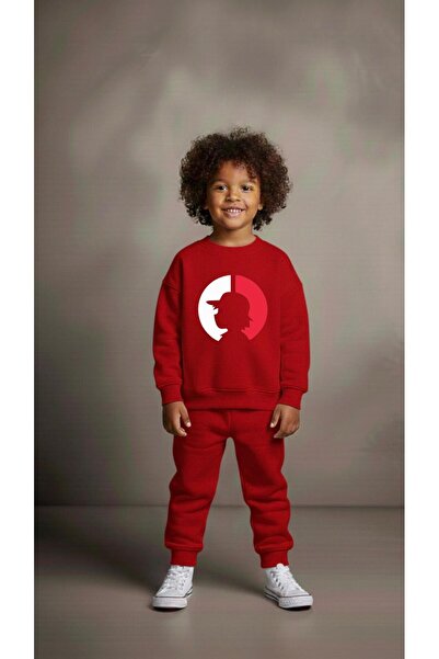 playwear Φούτερ ομάδας με στάμπα HAT V για κορίτσια και αγόρια, με λαιμόκοψη ...