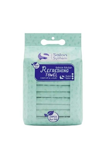 Salon System Refreshing Towels with Mint Scent from - 24 Pieces