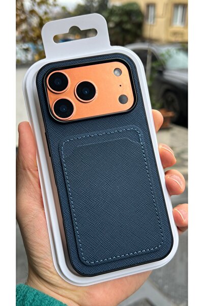 EDELFU iPhone 17 Pro Max Compatible, Fabric Textured Phone Case with Card Hol...