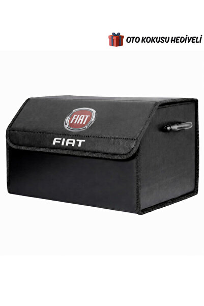 Autowise Fiat Marka Logolu Oto Bagaj Organizer Çanta Oto Bagaj Çantası 2 Bölm...