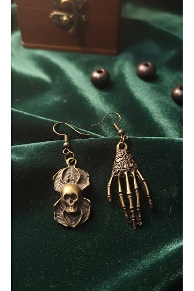 LO ADORO أقراط على شكل هيكل عظمي، أقراط قراصنة، أقراط عتيقة، إكسسوارات