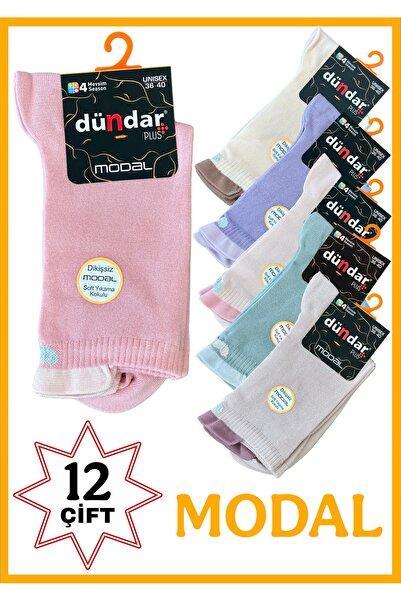 DÜNDAR PLUS Women's Modal Scented Heart Socks Assortment 36-40