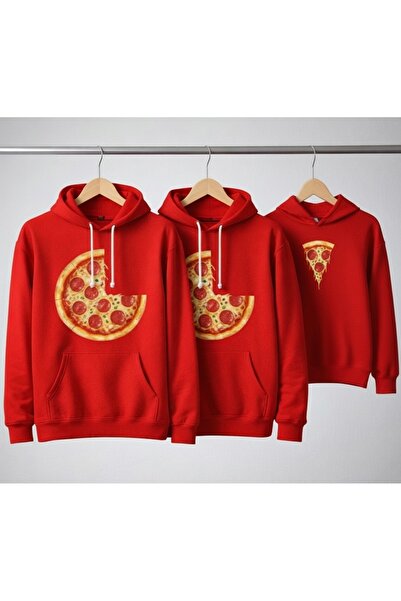 Infire clothing 100% Cotton Pizza Printed Mother/Father Child Combination (Pr...