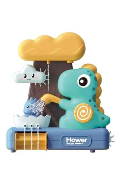 Arabest Dinosaur Baby Bath Toy for Toddlers Gift (6Months-5Years Kids)-Watering Shower Toy,Fun Spinning Gear