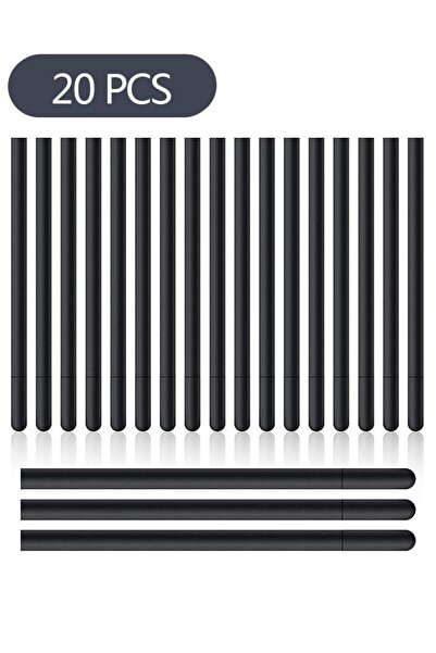 Ant 20-Piece Replacement Standard Pen Nibs, Black