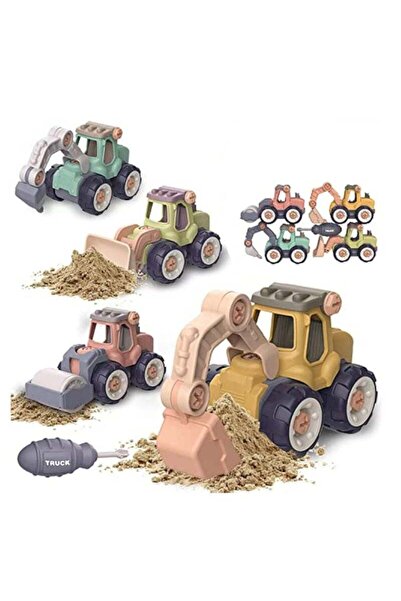 Arabest Car Toy, Baby Truck Toy, Digger Toy, Construction Vehicles for Children from 3 Years