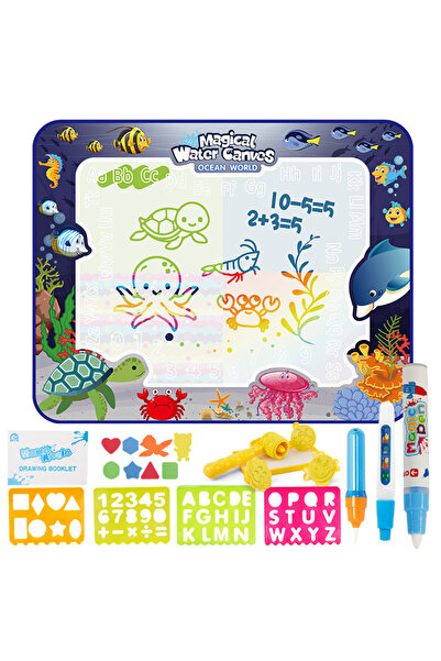 Arabest Water Doodle Mat,Kids Painting Mat, Toddlers Drawing Writing Toys,Reusable Coloring Mat, Birthday Ch