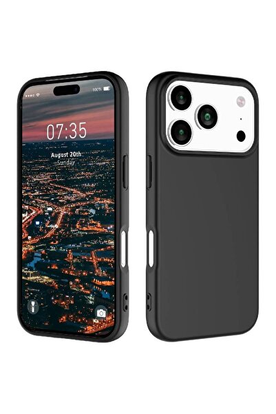 HYX جراب سيليكون ناعم لهاتف آيفون 17 برو ماكس، مزود بغطاء داخلي من الألياف ال...