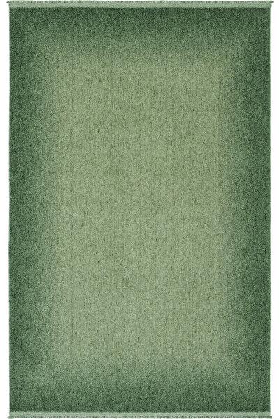 Cool Halı Zerina Yeşil Yumuşak Pamuk Taban Düz Renk Dört Mevsim Modern Giyinm...