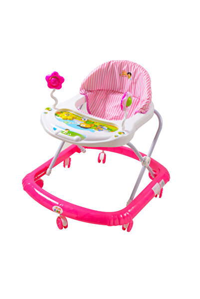 Kiko BABY WALKER WITH TOYS-Pink