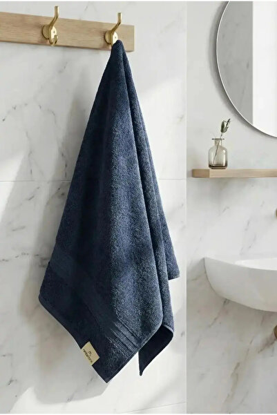 Nimba Home Premium Navy Blue 100% Cotton Hand Face Towel 50X80 cm