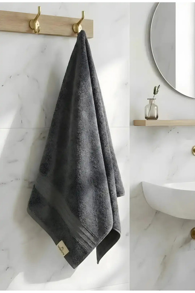 Nimba Home Premium Gray 100% Cotton Hand Face Towel 50X80 cm