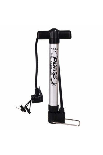 JML1 Pompă de picior metalică, 31 cm, cu manometru, en-gros