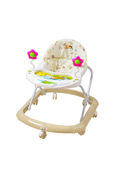 Kiko BABY WALKER WITH TOYS-Beige