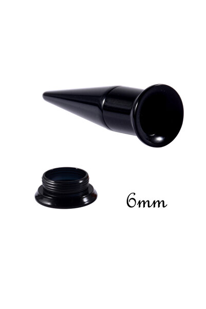 Choice Geometric Ears Earrings 1 Set of 6mm 1 Set of 3PCS Tool Black Acrylic ...