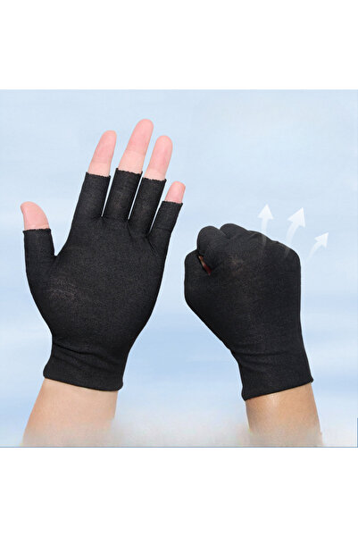 Choice قفازات سوداء مضادة للأشعة فوق البنفسجية، قفازات جل احترافية للحماية، م...