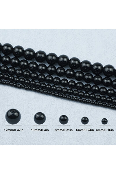 Choice15 6mm About 60Pcs ST55-AAA Black White Color Natural Stone Glass Round...