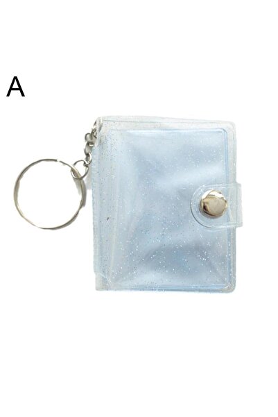 Choice ألبوم صور صغير بحجم 2 بوصة، صفحات مزينة بالترتر الشفاف، حامل بطاقات صو...