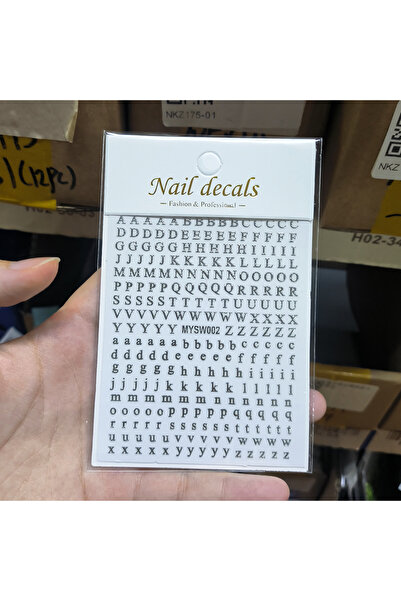 Choice قطعة واحدة من ملصقات فن الأظافر ثلاثية الأبعاد باللون الذهبي على شكل ح...