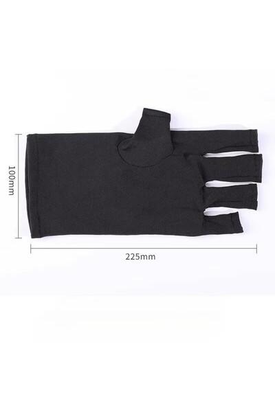 Choice قفازات سوداء مضادة للأشعة فوق البنفسجية، قفازات جل احترافية للحماية، م...