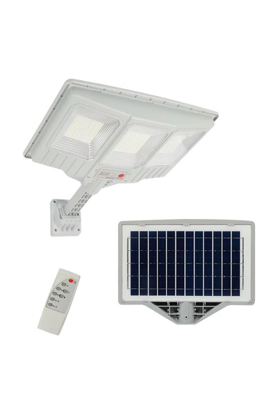 Biki 300W Solar Street Light with Remote Control, Motion Sensor, 2 Modes, IP65, 33x5x26.5cm